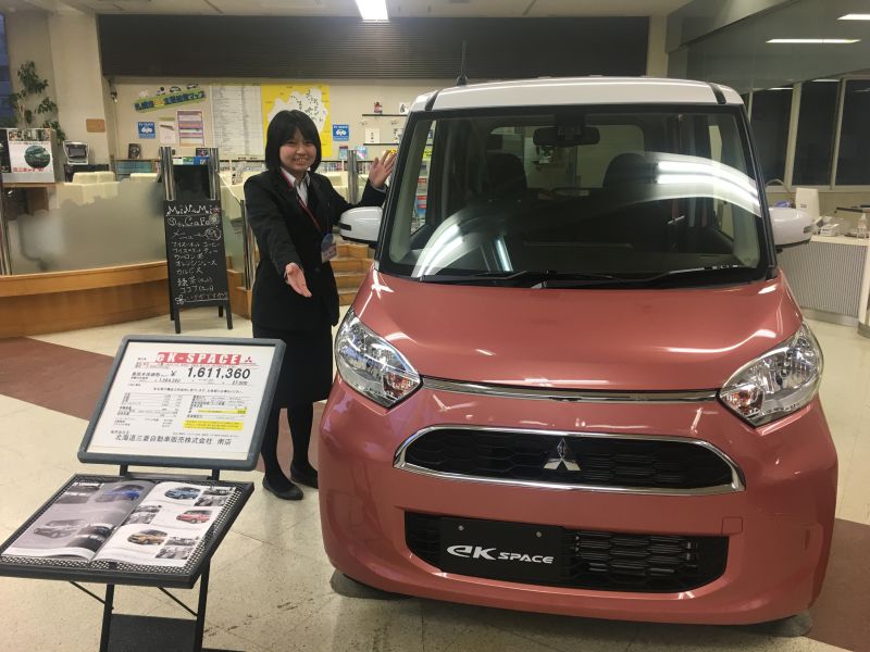 本日の展示車2 入れ替えました 南店blog 北海道三菱自動車販売株式会社 札幌及び道央地域の三菱自動車 新車 中古車販売会社