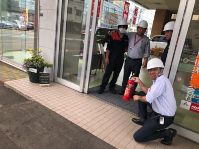 北１９条店　本日は【避難訓練】の日