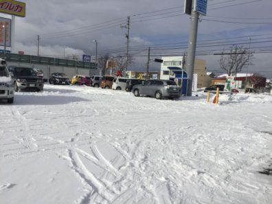 初除雪