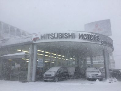 大雪警報発令中