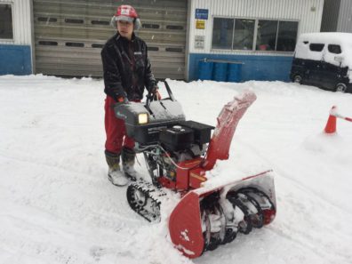 東店除雪機導入！！！