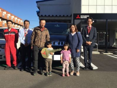 遅くなりましたが・・・お車納車式の様子です