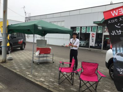 北海道三菱自動車東店では6月29日と30日は東クリーンカーと合同で展示会開催中です。