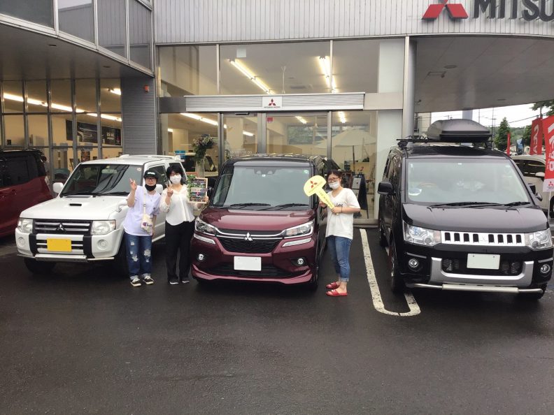 6月28日デリカd 2カスタム納車式 小樽店blog 北海道三菱自動車販売株式会社 札幌及び道央地域の三菱自動車 新車 中古車販売会社