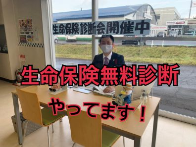 自動車保険も！生命保険も！岩見沢店にお任せください！！