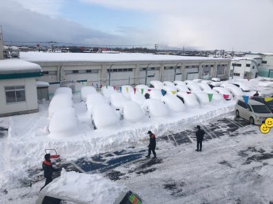 【岩見沢店】降雪６４センチ。