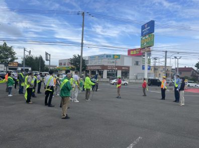 地域の交通安全運動！