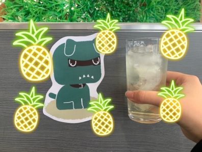 今月の限定ドリンク🍍