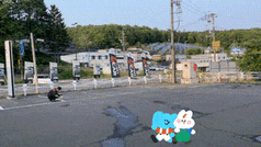 駐車場と工場を、塗り塗り塗り🧹🧺😗