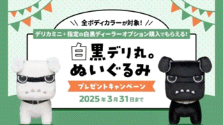 キャンペーン終了は３／３１！！💨