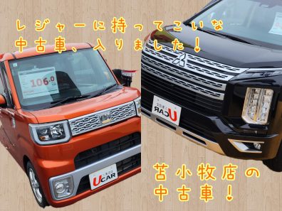 レジャーに持ってこいな中古車、入りました！