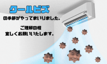 クールビズのお知らせ🌴🍧👙🌊🌈