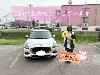 【納車式＆９月カレンダー】Ｃ様　ご納車＆お誕生日おめでとうございます💐