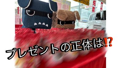 とあるプレゼント、、その正体は、、、❓